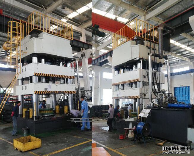 2000噸液壓機客戶投入生產