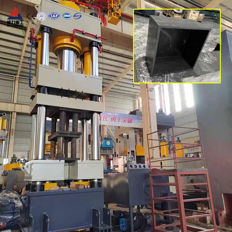 800噸石墨匣缽液壓機（壓