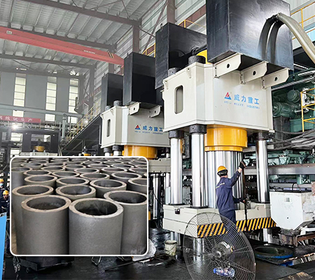 石墨坩堝液壓機