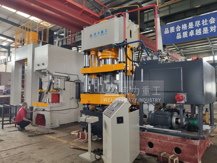 一模兩塊牛羊舔磚液壓機