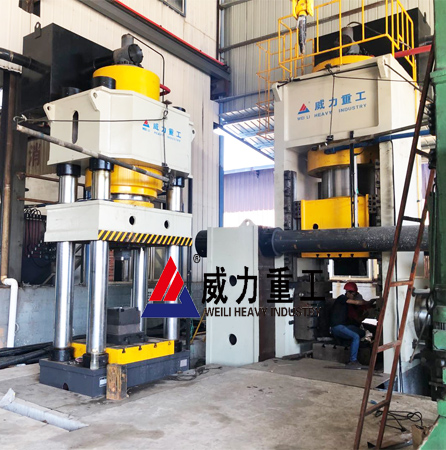 客戶現場實拍液壓機