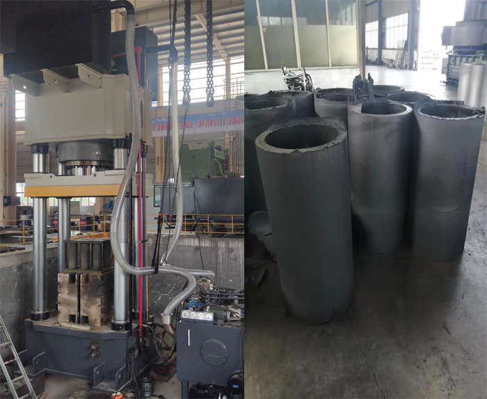 坩堝液壓機(jī)壓制坩堝成品效率高