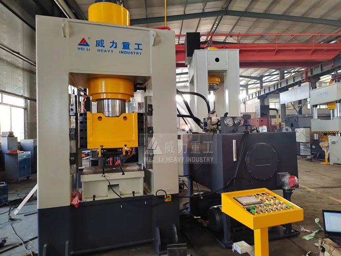 伺服500噸錨桿托盤液壓機（框架式壓力機）